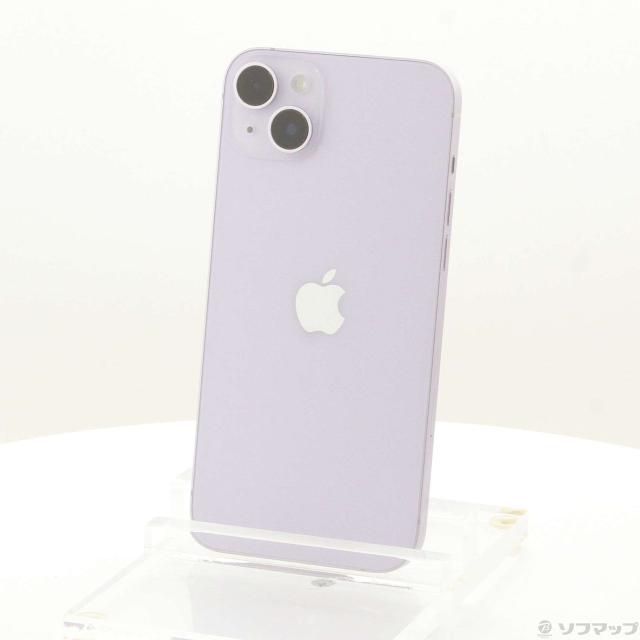 (中古)Apple iPhone14 Plus 128GB パープル MQ4E3J/A SIMフリー(247-ud)