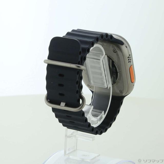 (中古)Apple Apple Watch Ultra GPS + Cellular 49mm チタニウムケース ミッドナイトオーシャンバンド(377-ud)_2