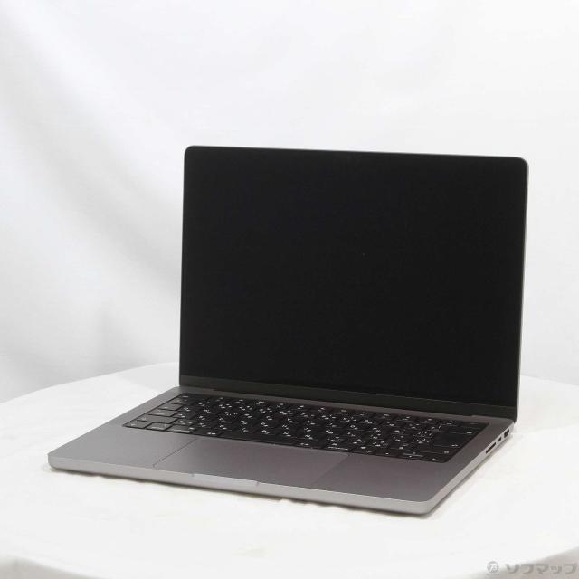 (中古)MacBook Pro 14.2-inch Late-2021 MKGP3J/A M1 Pro 8コアCPU_14コアGPU 16GB SSD512GB スペースグレイ (15.3 Sequoia)(348-ud)