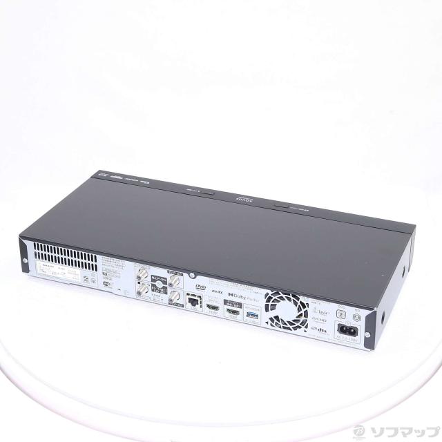 (中古)SHARP (中古品) ブルーレイレコーダー AQUOSブルーレイ 4B-C20ET3 [2TB /3番組同時録画 /BS・CS 4Kチューナー内蔵](258-ud)