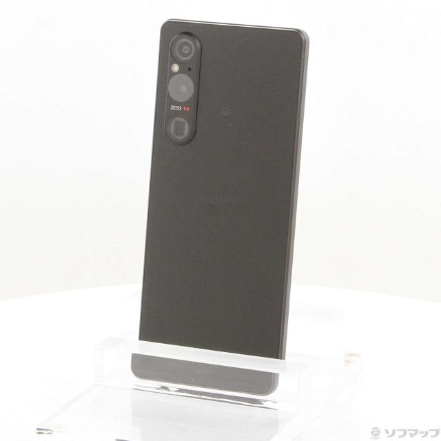 (中古)SONY Xperia 1 V 256GB ブラック SOG10 au SIMフリー(348-ud)