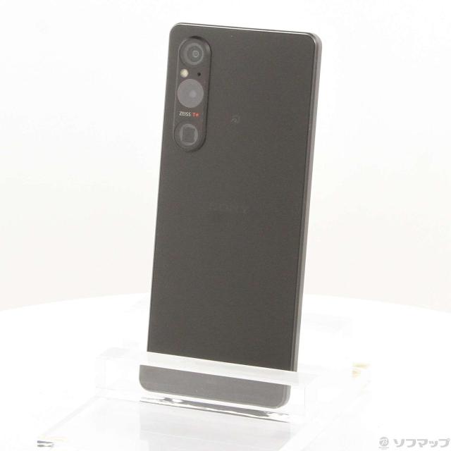 (中古)SONY Xperia 1 V 256GB ブラック SOG10 au SIMフリー(348-ud)