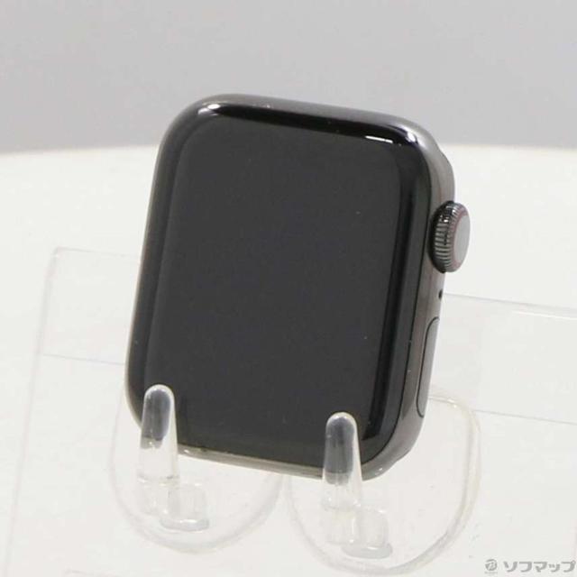 (中古)Apple Apple Watch Series 6 GPS + Cellular 40mm グラファイトステンレススチールケース バンド無し(269-ud)