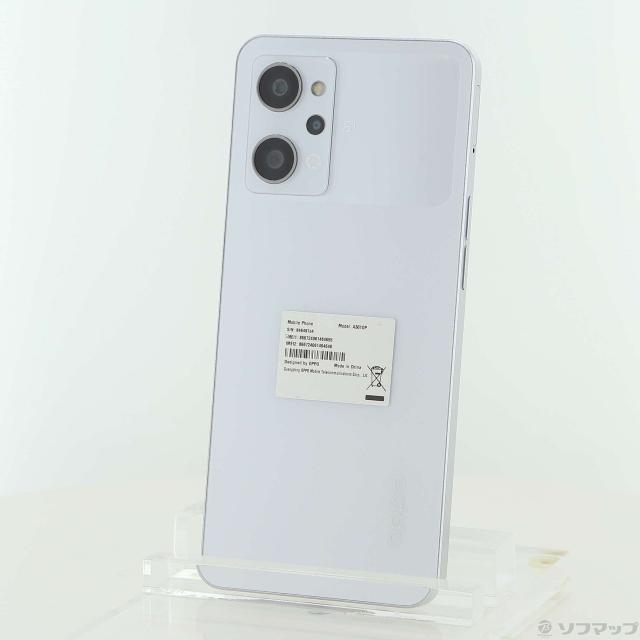 (中古)OPPO OPPO Reno9 A 128GB ムーンホワイト YMOPRENO9A Y!mobile SIMフリー(198-ud)
