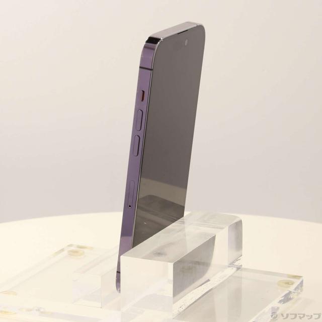 (中古)Apple iPhone14 Pro 256GB ディープパープル MQ1E3J/A SIMフリー(295-ud)