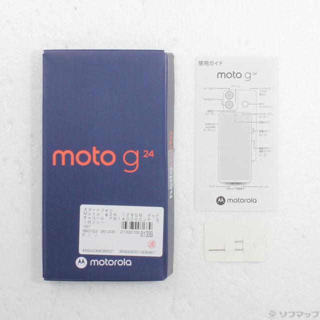 (中古)Motorola Moto g24 128GB マットチャコール PB1A0000JP SIMフリー(269-ud)_4