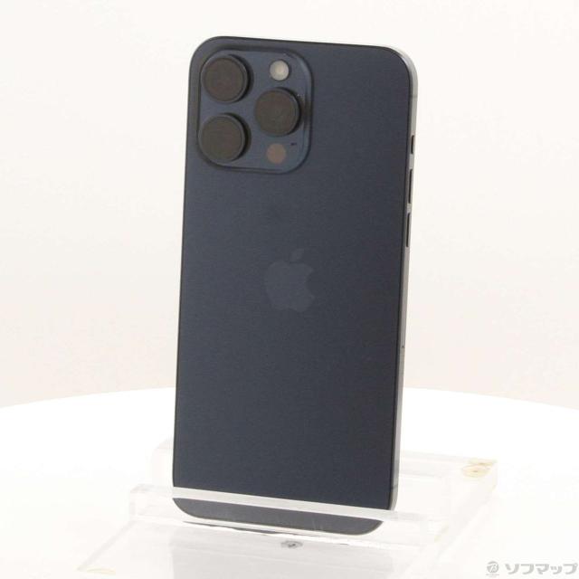 (中古)Apple iPhone15 Pro Max 256GB ブルーチタニウム MU6T3J/A SIMフリー(269-ud)