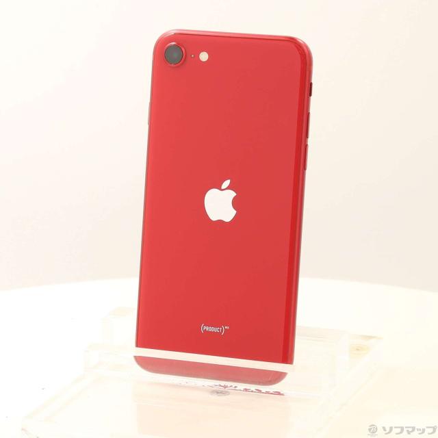 (中古)SoftBank iPhone SE 第2世代 64GB プロダクトレッド MHGR3J/A SoftBank(258-ud)