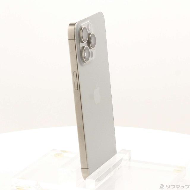 (中古)Apple iPhone15 Pro Max 256GB ナチュラルチタニウム MU6R3J/A SIMフリー(269-ud)