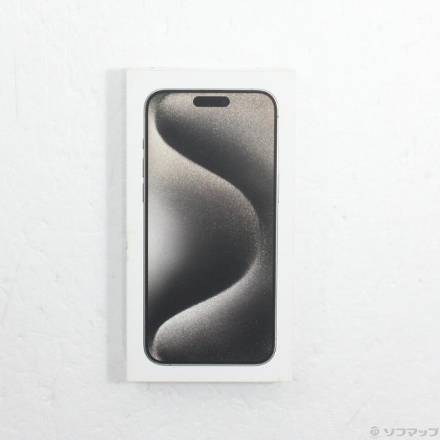 (中古)Apple iPhone15 Pro Max 256GB ナチュラルチタニウム MU6R3J/A SIMフリー(269-ud)