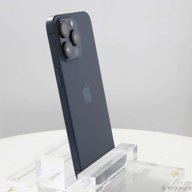 (中古)Apple iPhone15 Pro Max 256GB ブルーチタニウム MU6T3J/A SIMフリー(377-ud)