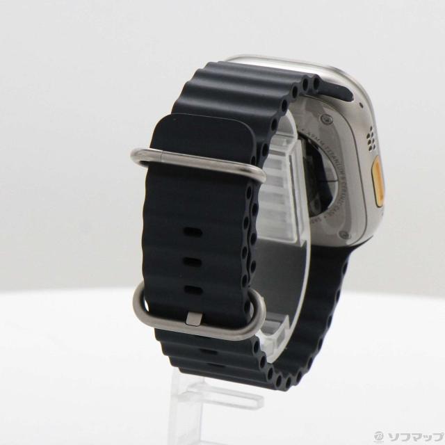 (中古)Apple Apple Watch Ultra GPS + Cellular 49mm チタニウムケース ミッドナイトオーシャンバンド(352-ud)_2
