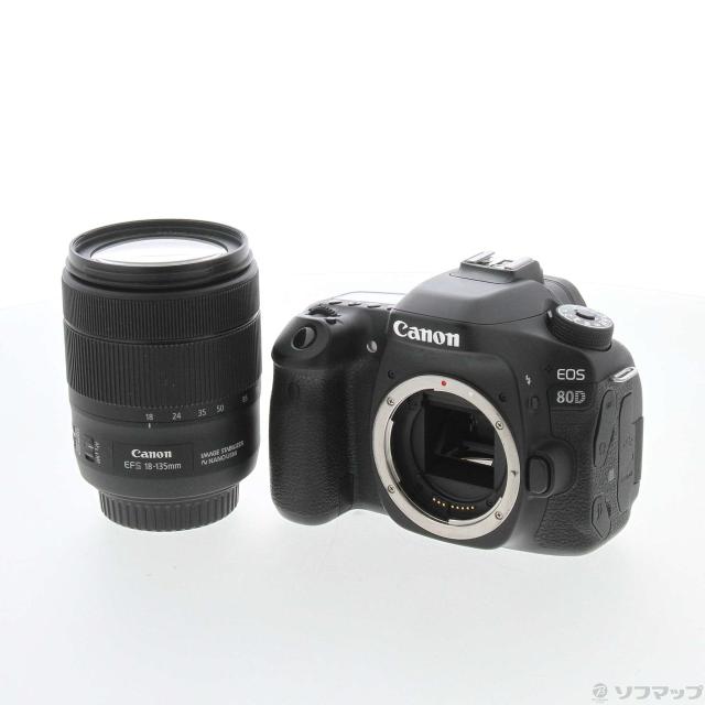 中古)Canon EOS 80D EF-S18-135 IS USM レンズキット(276-ud) 【公式通販】
