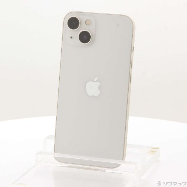 (中古)Apple iPhone13 128GB スターライト MLND3J/A SIMフリー(276-ud)