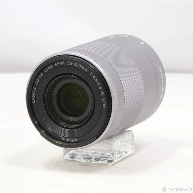 (中古)Canon EF-M55-200MM F4.5-6.3 IS STM シルバー(196-ud)
