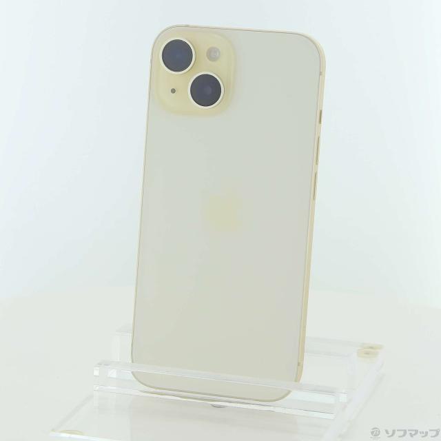 整備済み品 Apple iPhone 15 128GB イエロー SIMフリー