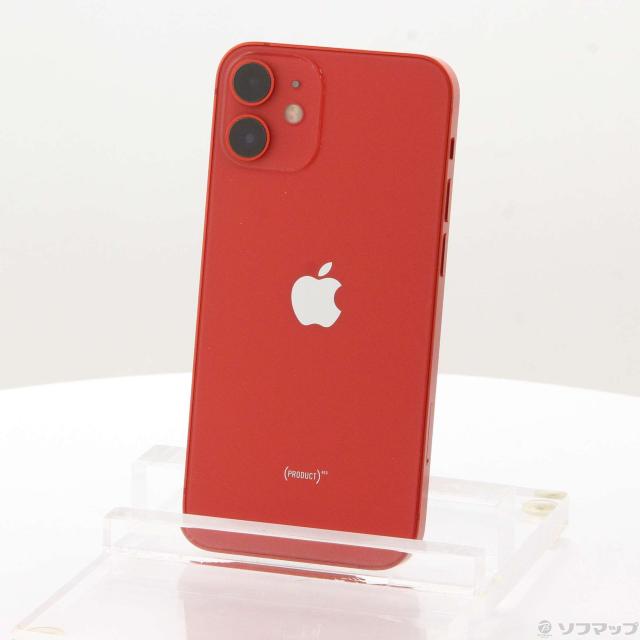 (中古)Apple iPhone12 mini 128GB プロダクトレッド MGDN3J/A SoftBank(344-ud)