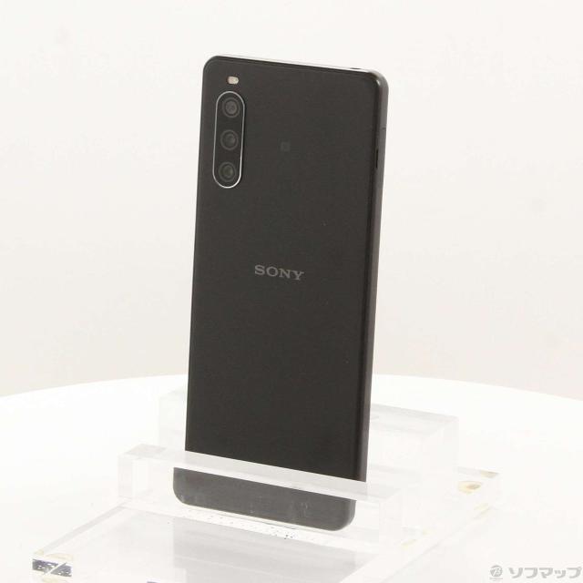 (中古)SONY Xperia 10 IV 128GB ブラック A202SO Softbank SIMフリー(348-ud)