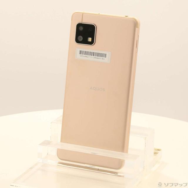 (中古)SHARP AQUOS sense4 basic 64GB ライトカッパー A003SH Y!mobile(262-ud)
