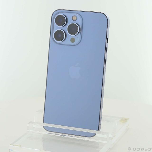 (中古)Apple iPhone13 Pro 128GB シエラブルー MLUK3J/A SIMフリー(305-ud)