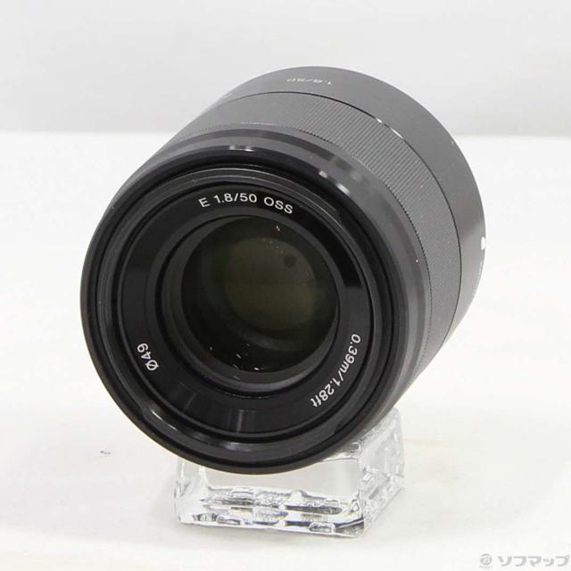 (中古)SONY E 50mm F1.8 OSS ブラック (SEL50F18B) (Eレンズ)(269-ud)