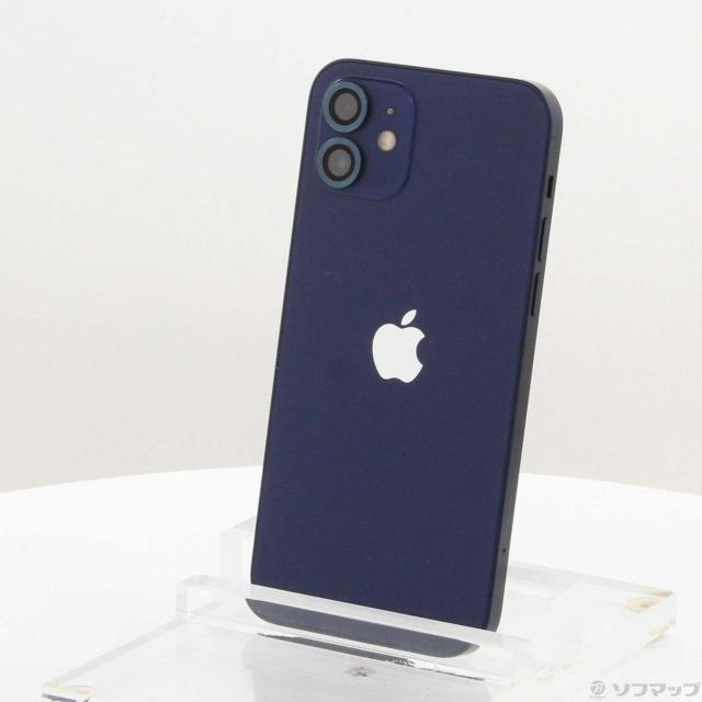 中古)Apple iPhone12 mini 128GB ブルー MGDP3J/A SIMフリー(247-ud