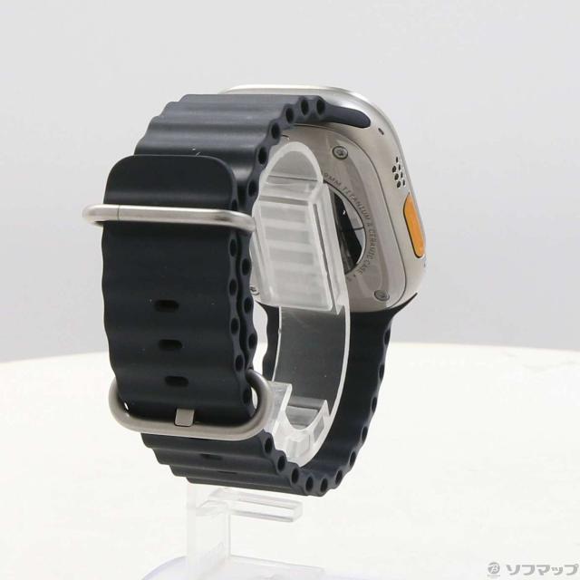 (中古)Apple Apple Watch Ultra GPS + Cellular 49mm チタニウムケース ミッドナイトオーシャンバンド(377-ud)_2