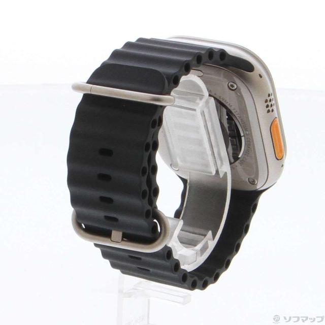 (中古)Apple Apple Watch Ultra GPS + Cellular 49mm チタニウムケース ミッドナイトオーシャンバンド(344-ud)_2