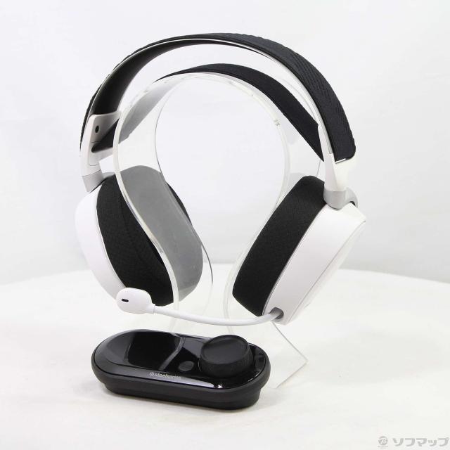 (中古)SteelSeries Arctis Pro + GAMEDAC ホワイト(377-ud)