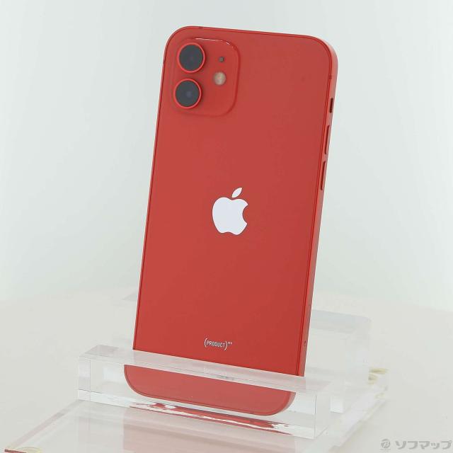(中古)Apple iPhone12 128GB プロダクトレッド MGHW3J/A SIMフリー(196-ud)