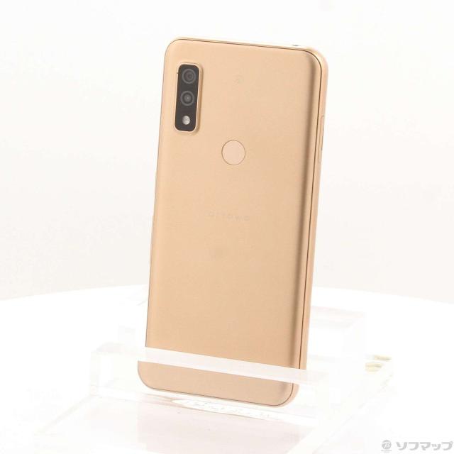 中古)FUJITSU arrows We 64GB ローズゴールド FCG01 au SIMフリー(344