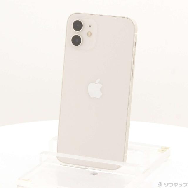 中古)Apple iPhone12 128GB ホワイト MGHV3J/A SIMフリー(348-ud
