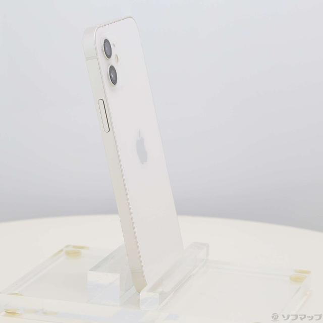 中古)Apple iPhone12 128GB ホワイト MGHV3J/A SIMフリー(348-ud 