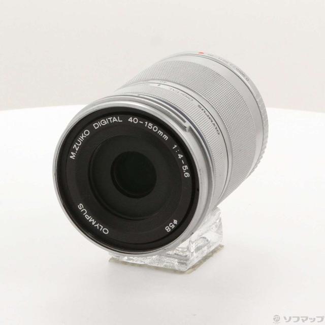 (中古)OMSYSTEM M.ZUIKO DIGITAL ED 40-150mm F4.0-5.6 R シルバー(269-ud)