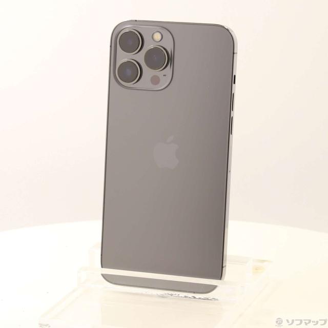 (中古)Apple iPhone13 Pro Max 256GB グラファイト MLJ83J/A SIMフリー(269-ud)