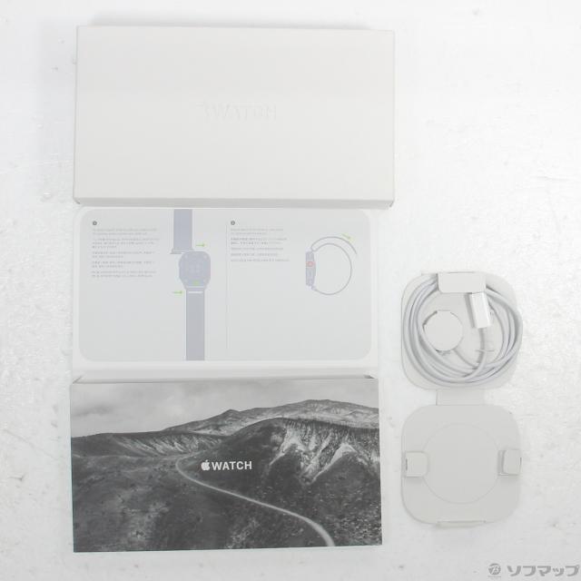 (中古)Apple Apple Watch Ultra GPS + Cellular 49mm チタニウムケース ブラック/グレイトレイルループ(344-ud)_4