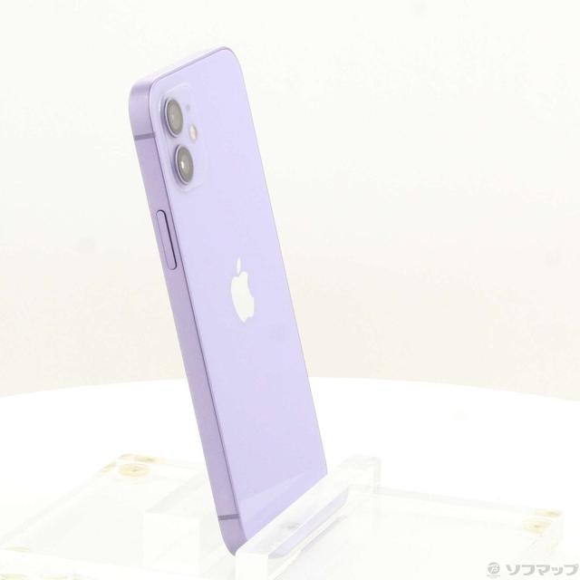 (中古)Apple iPhone12 64GB パープル MJNH3J/A SIMフリー(247-ud)_3
