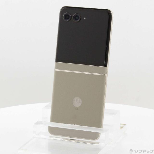 motorola razr 50s サンドクリーム MOTOROLA razr 50 サンドクリーム 