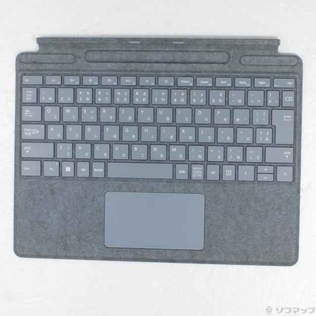 (中古)Microsoft Surface Pro スリム ペン2付き Signature キーボード アイスブルー 8X6-00059(262-ud)