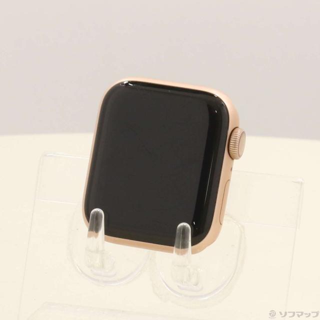 (中古)Apple Apple Watch Series 6 GPS + Cellular 40mm ゴールドアルミニウムケース バンド無し(371-ud)