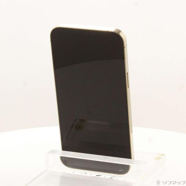 (中古)Apple iPhone12 Pro Max 256GB ゴールド MGD13J/A SIMフリー(371-ud)