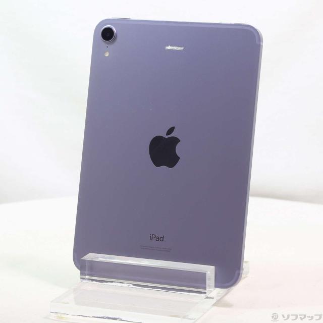 中古)Apple iPad mini 第6世代 256GB パープル MK8K3J/A SIM