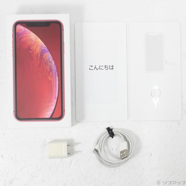 シ*ル様 Apple iPhoneXR 128GB 中古美品 中古)Apple iPhoneXR 128GB プロダクトレッド MT0N2J/A SIMフリー(262