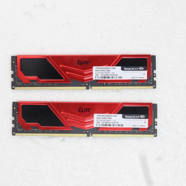 (中古)288P PC4-21300 DDR4-2666 16GB 8GB×2枚組(344-ud)