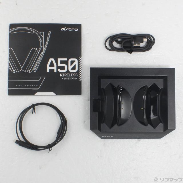 中古)logicool ASTRO A50ワイヤレスゲーミングヘッドセット + ベース