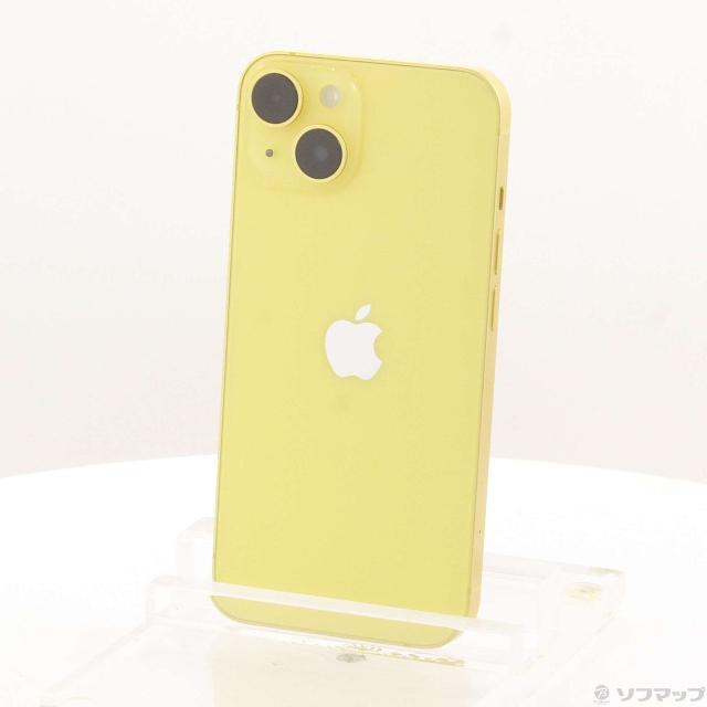 (中古)Apple iPhone14 128GB イエロー MR3Q3J/A SIMフリー(269-ud)