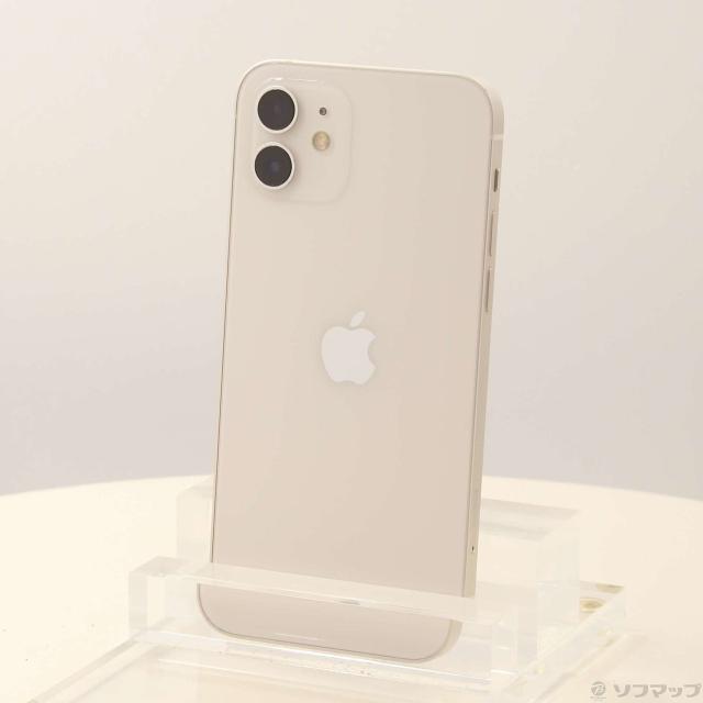 (中古)Apple iPhone12 64GB ホワイト MGHP3J/A SIMフリー(196-ud)