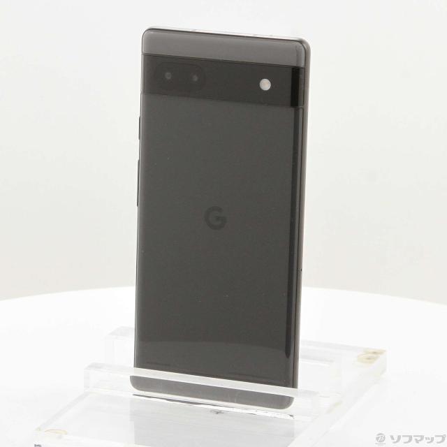 (中古)GOOGLE Google Pixel 6a 128GB チャコール GB17L au SIMフリー(305-ud)