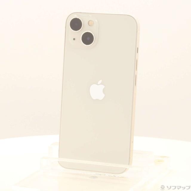 (中古)Apple iPhone13 128GB スターライト MLND3J/A SIMフリー(368-ud)