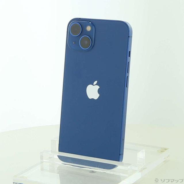 中古)Apple iPhone13 256GB ブルー MLNM3J/A SIMフリー(196-ud)